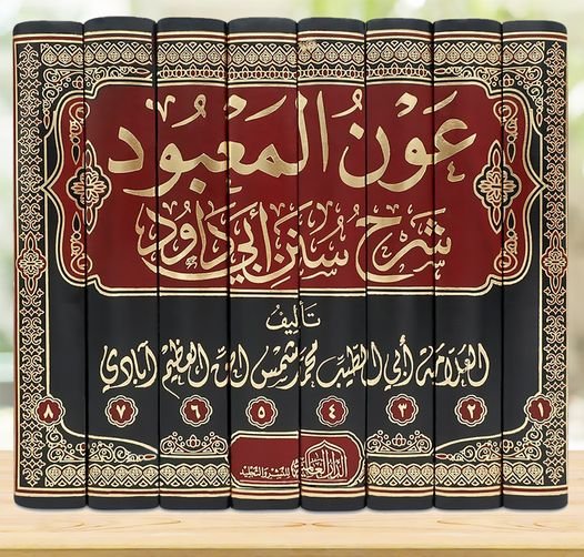 عون المعبود شرح سنن ابي داود 1/8 مجلد 2لون شمواه